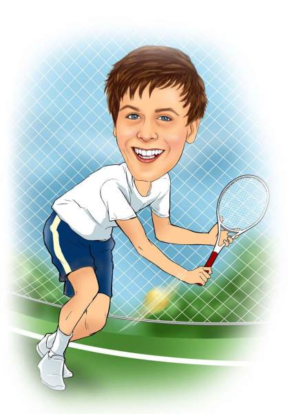 Rückhandschlag im Tennis