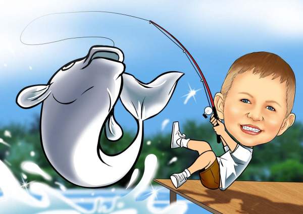 Riesen Fisch