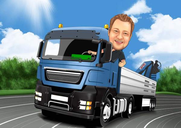 Der Lkw Fahrer