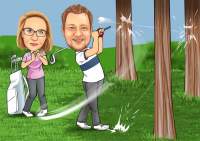 Golf- Querschläger