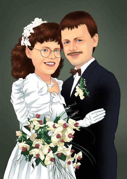 Hochzeitsschnappschuss