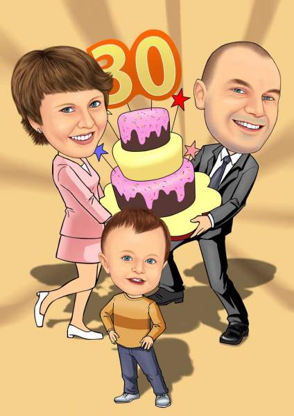 Geburtstag mit der Familie