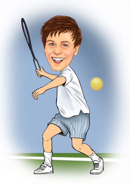 Tennisspiel