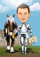 Der Ritter und sein Pferd