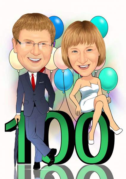 50 + 50 Geburtstag