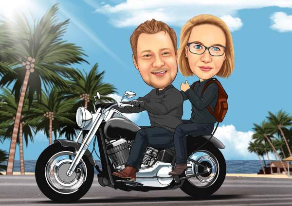 Ausflug auf dem Motorrad