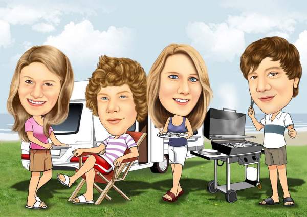 Grillen auf dem Campingplatz