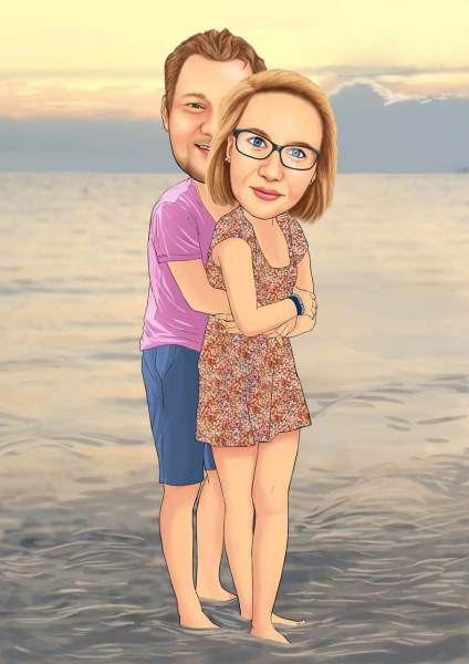 Verliebt am Strand