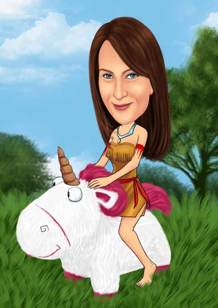 Auf dem Einhorn