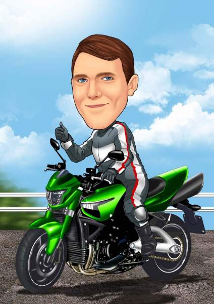 Motorradfahrer
