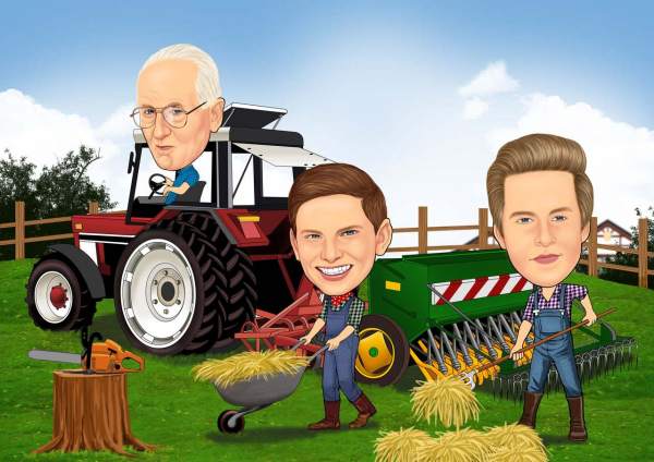 Arbeit auf dem Bauernhof