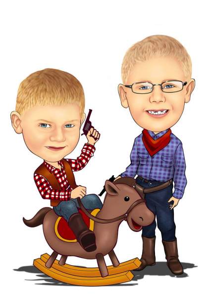 Kleine Cowboys