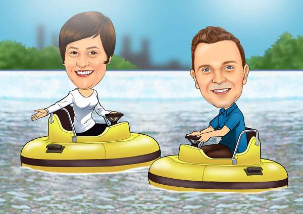 Spaß mit Wasserfahrzeuge