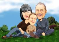 Liebevolle Familie