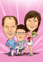 Glückliche Familie