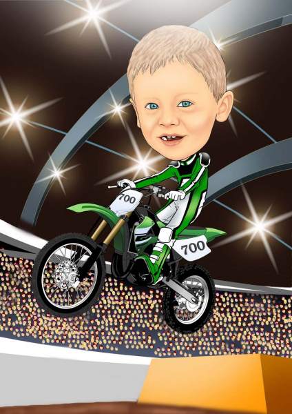 Motocross Fahrer