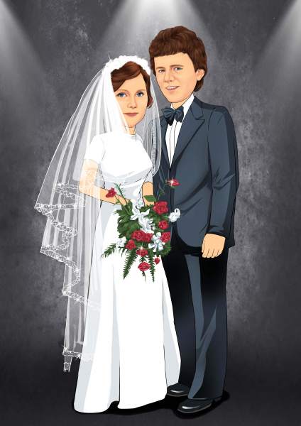 vergoldete Silberhochzeit