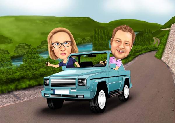 Spritztour im Jeep
