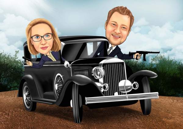 Auf der Flucht- Bonny and Clyde